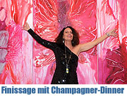 Champagner Dinner for Friends - Finissage mit Bildern und Skulpturen von Karen Lakar am 24.02.2014 in München (©Foto: Ingrid Grossmann)